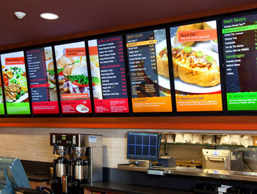 Cartelería digital en Bares y Restaurantes